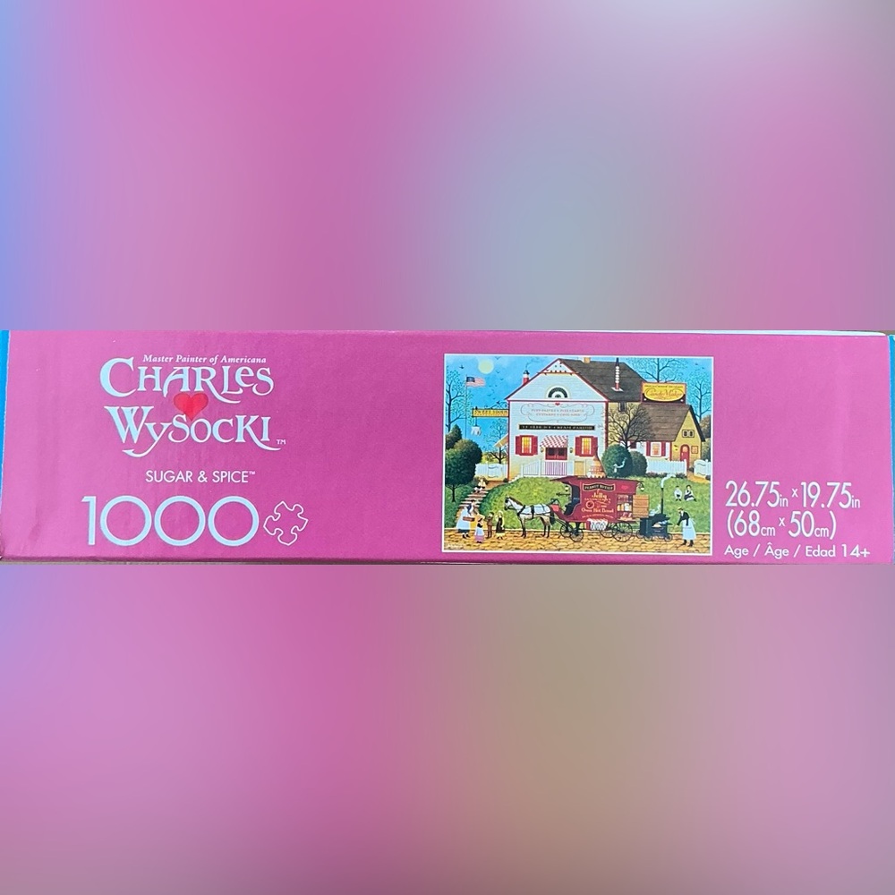 Buffalo Games “Sugar & Spice” 1000 piece puzzle by Charles Wysocki - Picture 3 of 4
